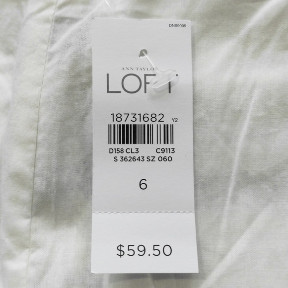 New Ann Taylor LOFT Riviera Shorts Woven Stripe 6 - Picture 4 of 7